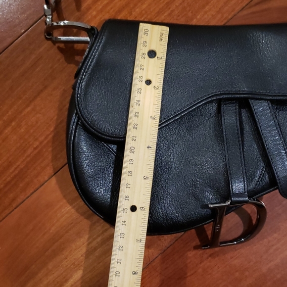 Dior Black Saddle Purse - Picture 6 of 8